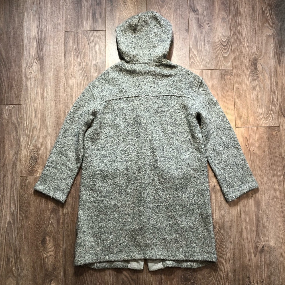 Vintage Armani Exchange Wool Hooded Teddy Jacket - Picture 15 of 17